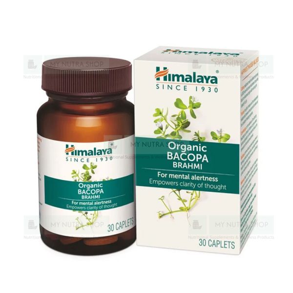 Himalaya organic bacopa brahmi caplets 30mg