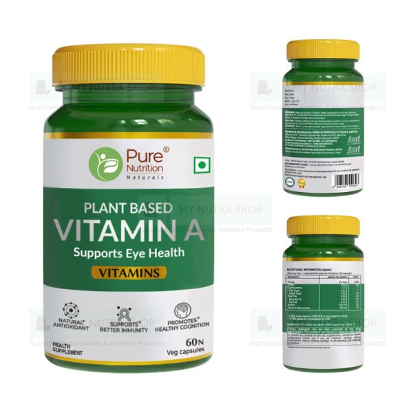 Pure Nutrition Vitamin A Plant based Organic tablets