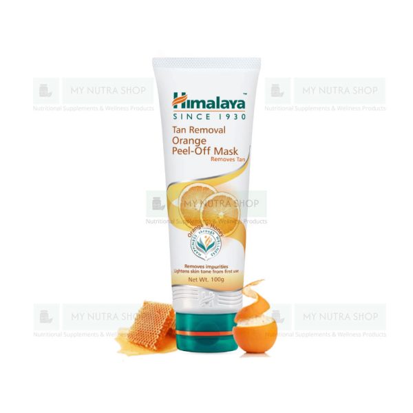 Himalaya tan removal orange peel off mask